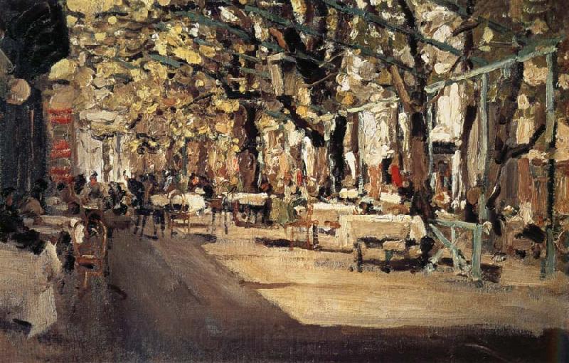 Konstantin Korovin The Cafe of Yalta Norge oil painting art
